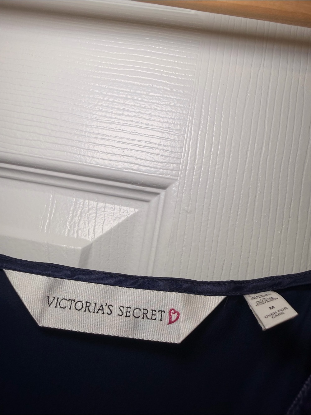 Vintage Victoria’s Secret Satin Mesh Hem Cami Y2K 90s Navy Lingerie Top M Date - Picture 2 of 12